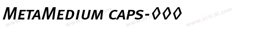 MetaMedium caps字体转换 MetaMedium caps字体转换
